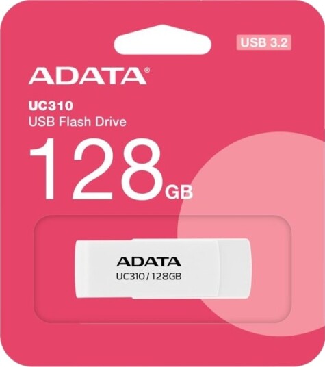 Adata Uc310 Usb-Flashstasjon 128 Gb Usb 3.2 Gen 1 Hvit