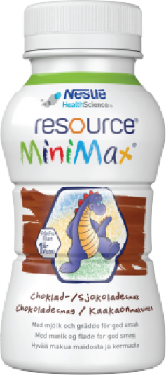 Resource MiniMax Næringsdrikk for barn Sjokolade 2x200 ml Resource MiniMax Næringsdrikk for barn Sjokolade 2x200 ml