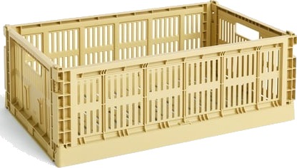 HAY Colour Crate L 34,5 x 53 cm Golden yellow