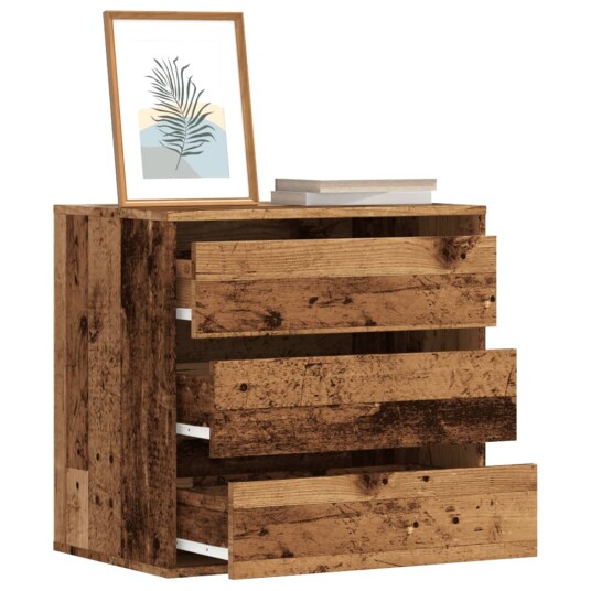Kommode gammelt tre 60x41x58 cm konstruert tre Kommode gammelt tre 60x41x58 cm konstruert tre