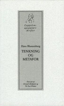 Tenkning Og Metafor Av Hans Blumenberg