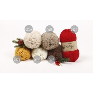 Julegenser til barn KAL 2018 by DROPS Design Nepal str. 2 - 12 år - 2 år