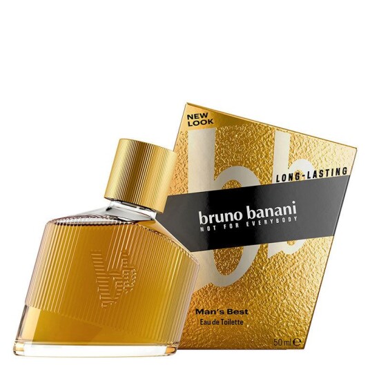 Bruno Banani Mans Best Eau de Toilette 50ml med Musk og Sandeltre Bruno Banani Mans Best Eau de Toilette 50ml med Musk og Sandeltre