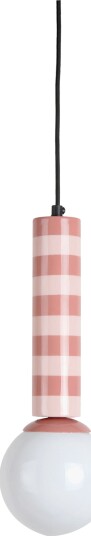 Leitmotiv Pendant Lamp Rayado Pink H38CM Leitmotiv Pendant Lamp Rayado Pink H38CM