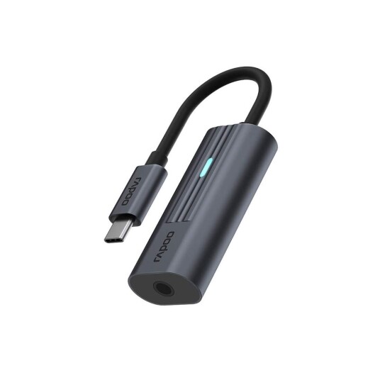 Rapoo Usb c adapter Uca 1002 Usb c Til 3,5 Mm Lydadapter Rapoo Usb c adapter Uca 1002 Usb c Til 3,5 Mm Lydadapter