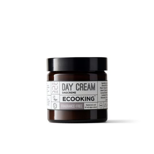 Ecooking Dagkrem Parfymefri 50 ml - Fuktighetsgivende og Antirynke for Sensitiv og Normal Hud