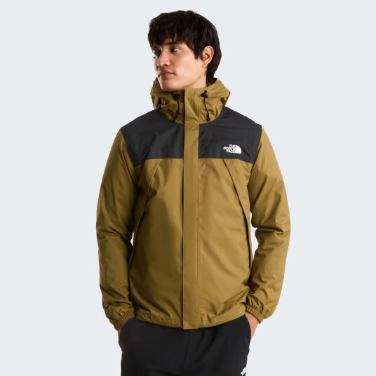 The North Face Men"s Antora Jacket Cedar/TNF Black XXL