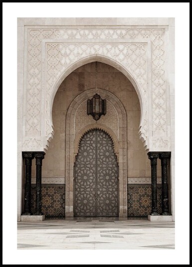 Door of the Hassan II Mosque Casablanca  Plakat Plakat / 100x150cm