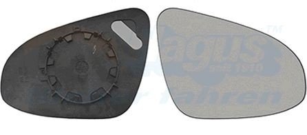Speilglass ytterspeil VAN WEZEL 5437832 Speilglass ytterspeil VAN WEZEL 5437832