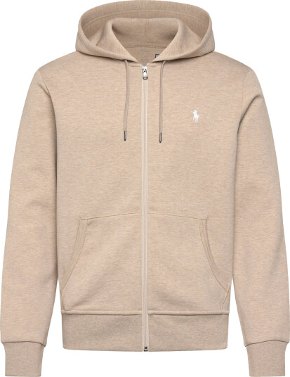 Polo Ralph Lauren Double-Knit Full-Zip Hoodie - Beige - L