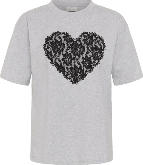 Kaffe Kagloria T Shirt Grey L