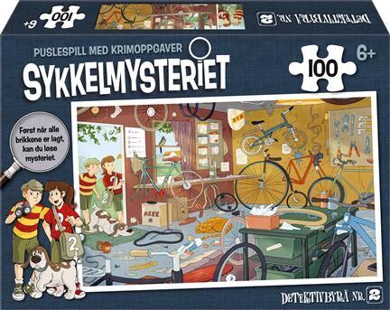 Puslespill 100 D2 Sykkelmysteriet Puslespill 100 D2 Sykkelmysteriet