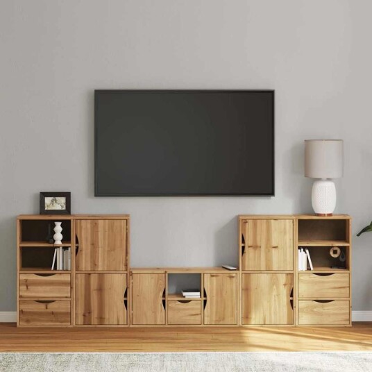  TV enheter med oppbevaring 5 delers ODDA heltre furu