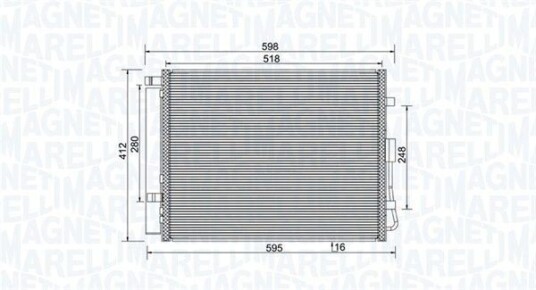 Kondensator MAGNETI MARELLI 350203984000