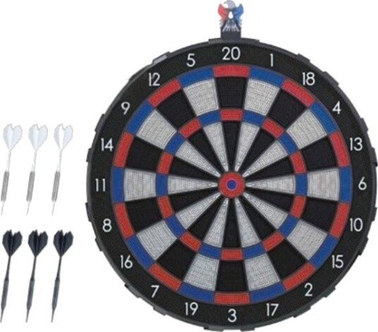 Soft Dart Sett 15" Dartskive Med 6 Piler