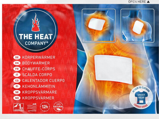 The Heat Company Kroppsvarmer 18 Timer Rød/blå The Heat Company Kroppsvarmer 18 Timer Rød/blå