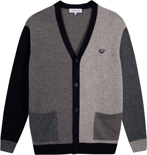 Maison Labiche Balfournier Mini Patch Coeur Grey XL
