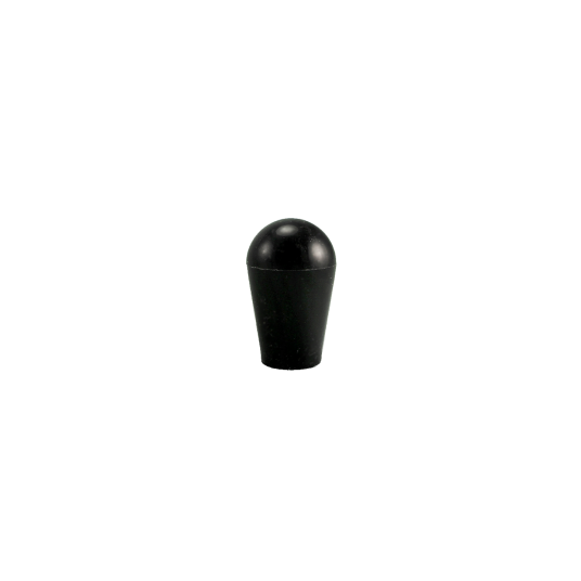 Håndtak til tappekran, kort sort plast, 50 mm
