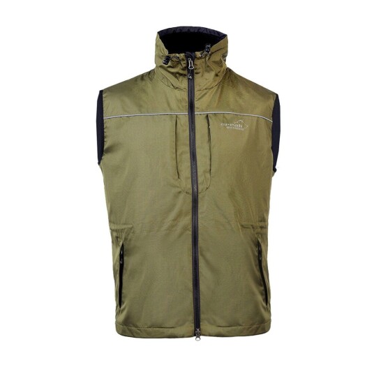 Arrak Outdoor Jumper Vest Dame Olivengrønn 4XL