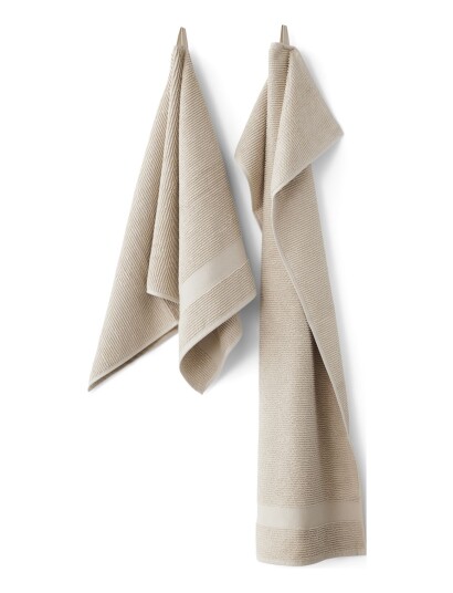 compliments Slow Towel 70X140 Cm - Beige - 70X140CM