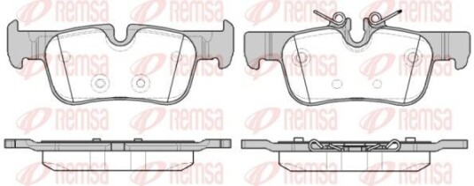 Bremseklosser REMSA 1573.00 Bremseklosser REMSA 1573.00