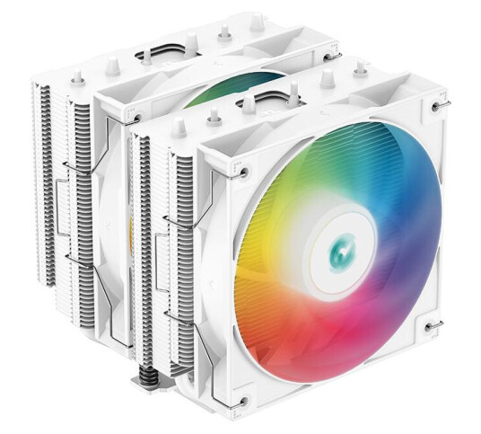 Deepcool AG620 Hvit Prosessor Luftkjøler med ARGB og Dual Tower 12 cm Deepcool AG620 Hvit Prosessor Luftkjøler med ARGB og Dual Tower 12 cm