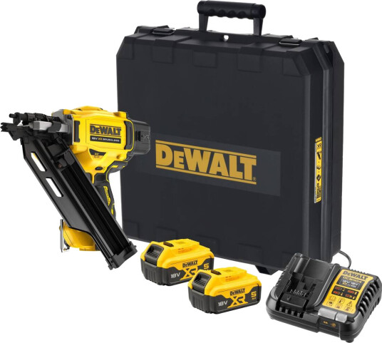 DeWalt XR DCN930P2 Spikerpistol 18V Inkl 2x5 0Ah Batterier DeWalt XR DCN930P2 Spikerpistol 18V Inkl 2x5 0Ah Batterier