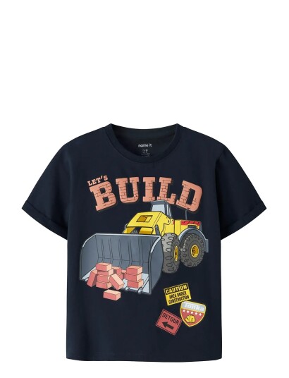 Name It Nmmalik Tonka Ss Nreg Top Cplg   Navy   110