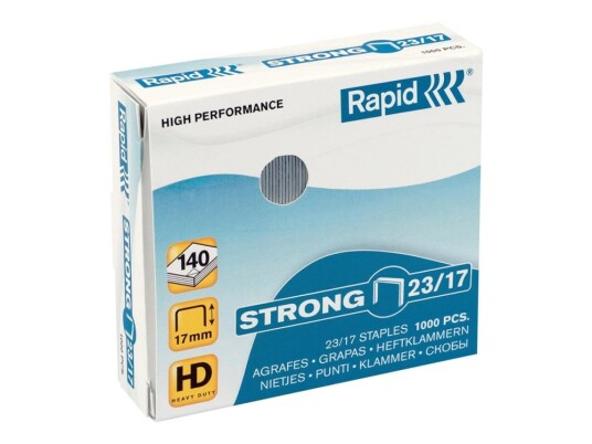 Rapid Strong Stifter 23/20 Galvanisert Stål Pakke Av 1000