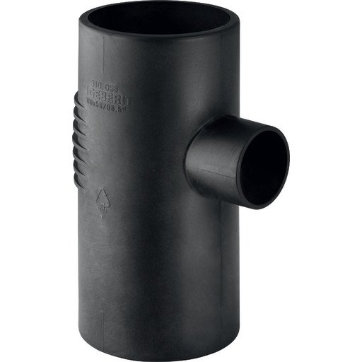 Geberit Silent Grenrør 75/110 mm med TPE Lyddemping for Avløpsinstallasjoner