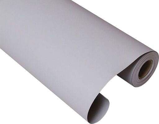 Isogena PVC-folie på rull 1x25M Grå