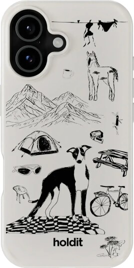 Holdit Graphic Case Magsafe Cpt. iPhone 17 Grey