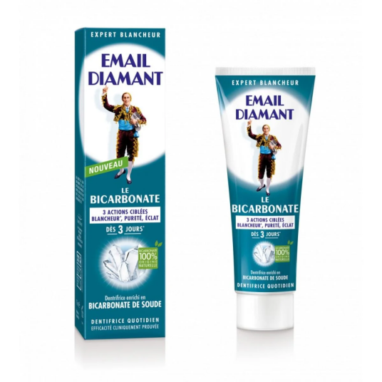 Whitening tannkrem EMAIL DIAMANT Bikarbonat 75 ml. Whitening tannkrem EMAIL DIAMANT Bikarbonat 75 ml.