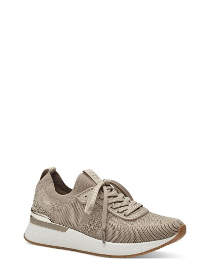 Tamaris Women Lace Up Beige 38