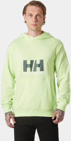 Helly Hansen Core Graphic Sweat Hettegenser Herre Grønn L