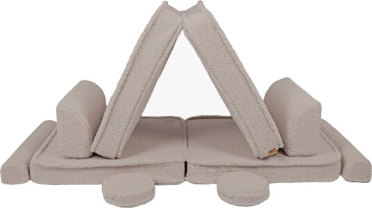 Meowbaby Play Bearly Premium  Byggbar Sofa Lysegrå