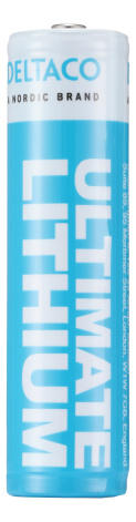 Deltaco 18650 Lithiumbatteri 2600mAh 10 pk - Universale batterier