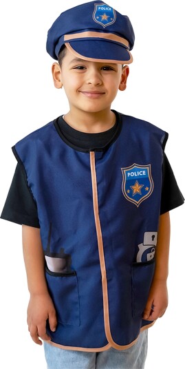 Folat Politi Utkledningssett for Barn Medium 24590