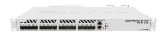 Mikrotik Cloud Router Switch Crs317-1G-16S+Rm - Switch - L3 - Styrt - 16 X Sfp+ + 1 X 10/100/1000 - Rackmonterbar - Ac 100 - 240 V