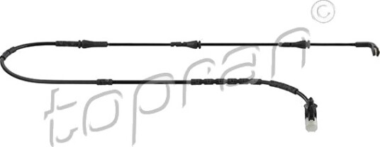 Sensor slitasje bremsebelegg TOPRAN 638 967