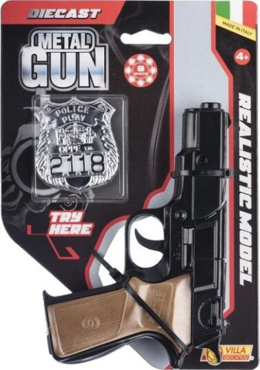 Villa Giocattoli Panther Lekepistol - (8-Skudds)