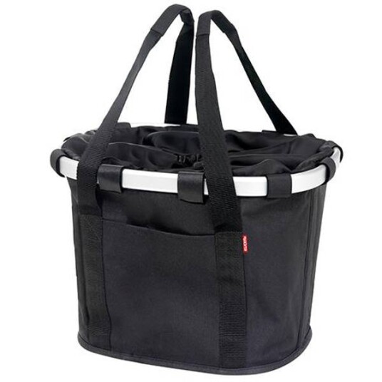 AGU Bikebasket KlickFix Kurv - sort