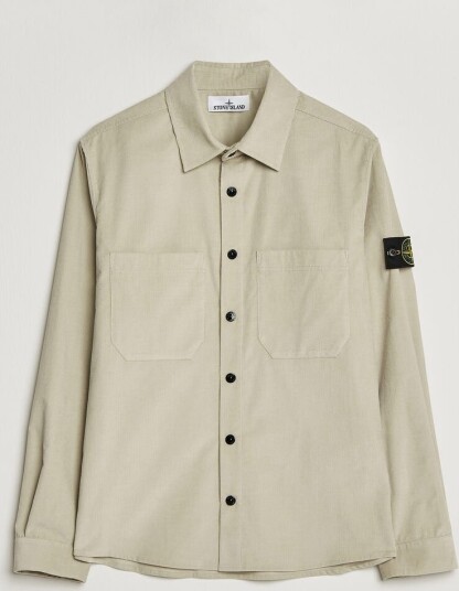 Stone Island Micro Cord Overshirt Sand