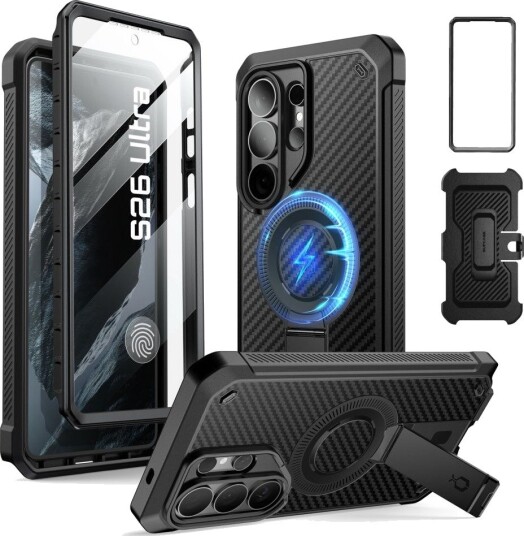 SUPCASE Unicorn Beetle Pro MagSafe Mobildeksel til Samsung Galaxy S26 Ultra Svart