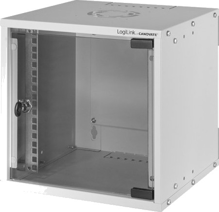 Logilink W66z30g Veggmonterbar Hylle 6U 30 Kg 5 Kg Grå