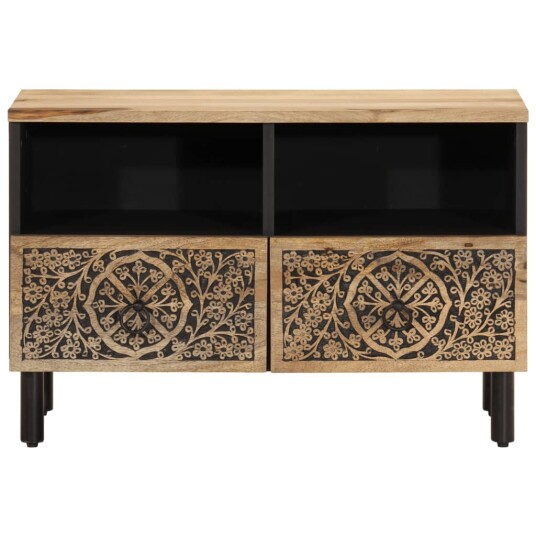 vidaXL TV-benk 70x33x46 cm heltre mango 8721012107717