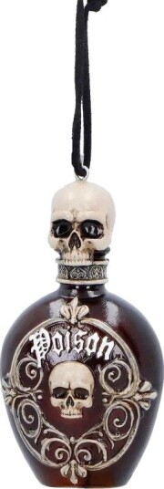 Nemesis Now House Of Obscura Poison Bottle Hanging Ornament