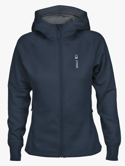 Hygge Women"s Pow Zip Hoodie Blå XS Hygge Women"s Pow Zip Hoodie Blå XS