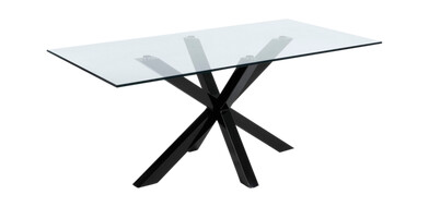 Kave Home Spisebord Argo, 100 x 200 cm 1682669-01-118 1606091-02-0