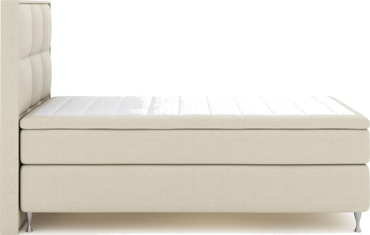 Select No 6 Komplett Sengepakke 140x200 F/M Memory/Pocket - Beige/Sølvben